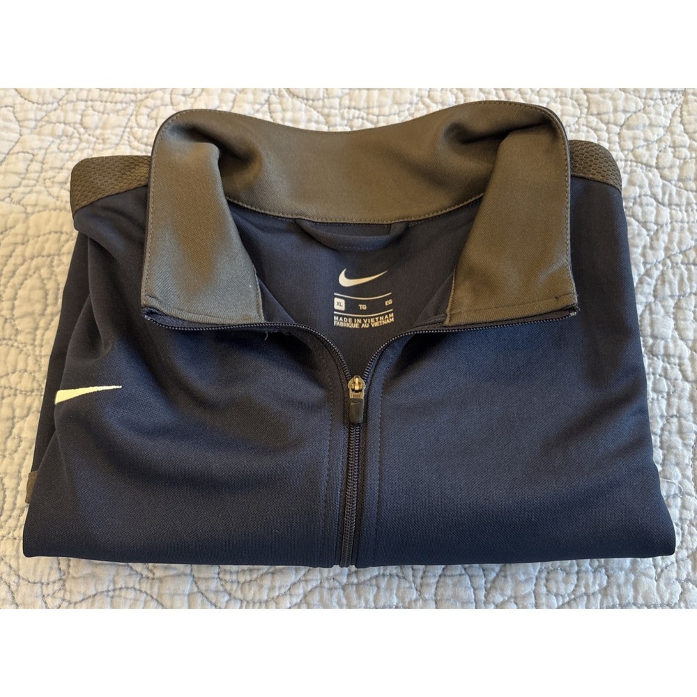 Nike Boys XL Epic Training Jacket Navy‎ Full Zip Pockets Athletic